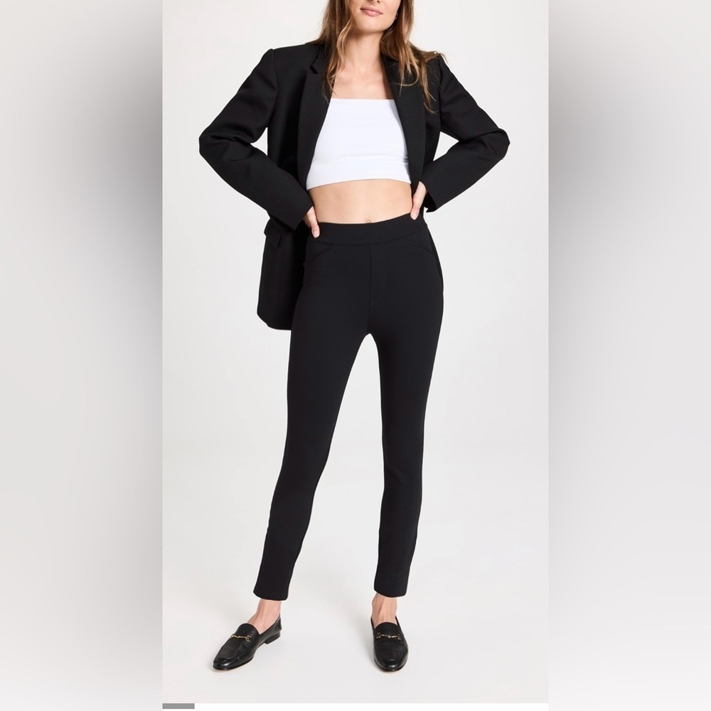 NEW Spanx The Perfect Black Pant Ankle Backseam Skinny In XS